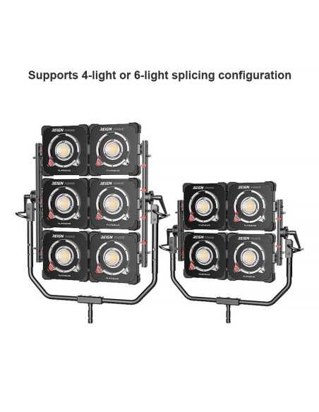 GVM Reign FH400C RGB+Bi-color LED Modular Flathead Light (400W)