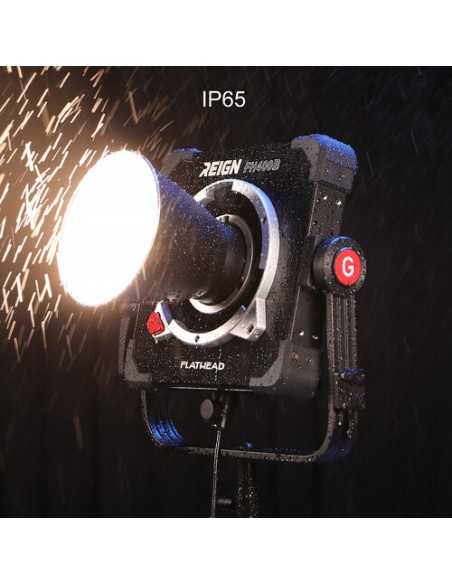 GVM Reign FH400C RGB+Bi-color LED Modular Flathead Light (400W)