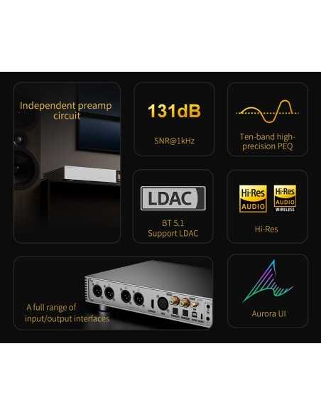 Topping D900 Discrete DAC 32-phase DSM (Discrete Sigma Modulation) PCM 32bit 768kHz and DSD512