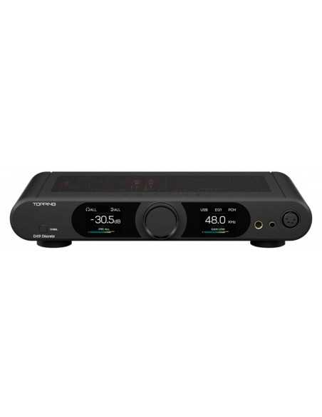 TOPPING DX9 DISCRETE Balanced Discrete R2R DAC Headphone Amplifier NFCA Black