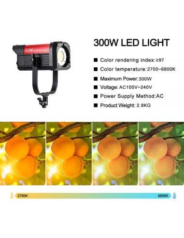 GVM SD300B AIO Bi-Color LED Monolight (300W)