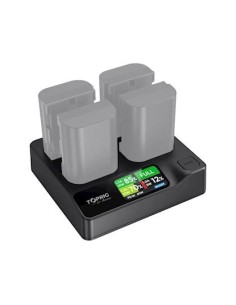 Accsoon TopRig 100W 4-Bay LP-E6 Fast Charger 2