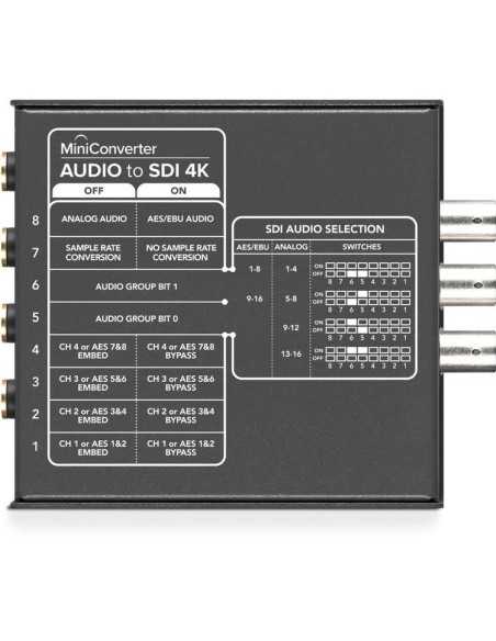 Blackmagic Design Mini Converter Audio to SDI 4K