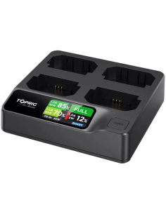 Accsoon TopRig 100W 4-Bay NP-FZ100 Fast Charger