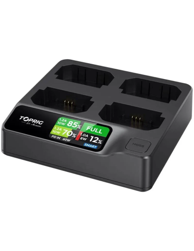 Accsoon TopRig 100W 4-Bay NP-FZ100 Fast Charger