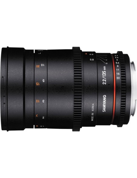 Samyang 135mm T2.2 VDSLR ED UMC Lens - Canon Mount