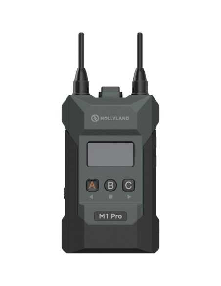 Hollyland Solidcom M1 Pro Full-Duplex Sistema interfono wireless con 8 beltpack e cuffie monoauricolare
