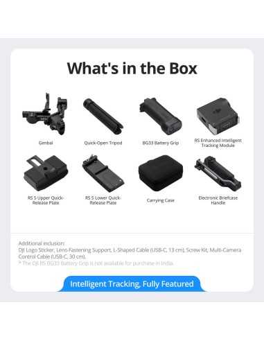 DJI RS 5 Gimbal Combo Kit with AI Tracking Module