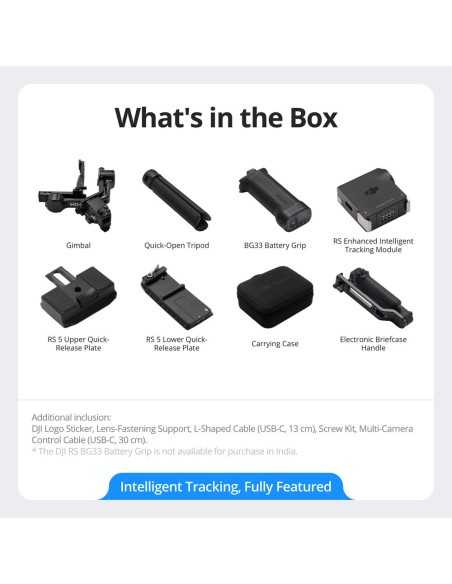 DJI RS 5 Gimbal Combo Kit with AI Tracking Module