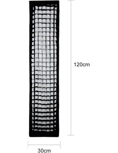 Godox Softbox with Bowens support + grid - 30x120cm 2