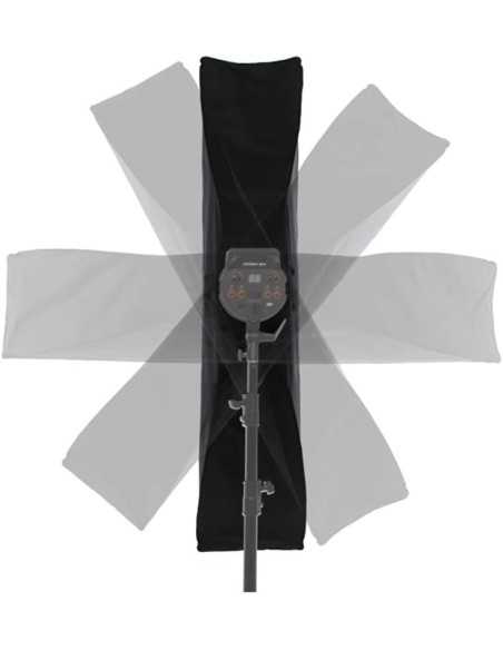 Godox Softbox con supporto Bowens + griglia - 30x120cm