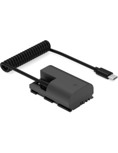 SWIT LP-E6P Dummy Battery with Coiled USB-C Cable for...