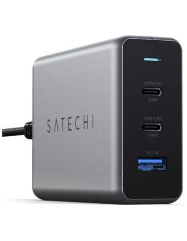 Satechi Alimentatore GAN Type-C 100W (2 porte...