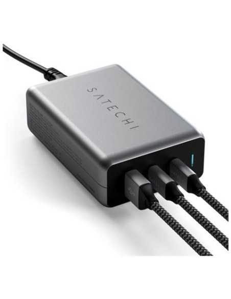 Satechi Alimentatore GAN Type-C 100W (2 porte USB-C e 1 porta USB-A)