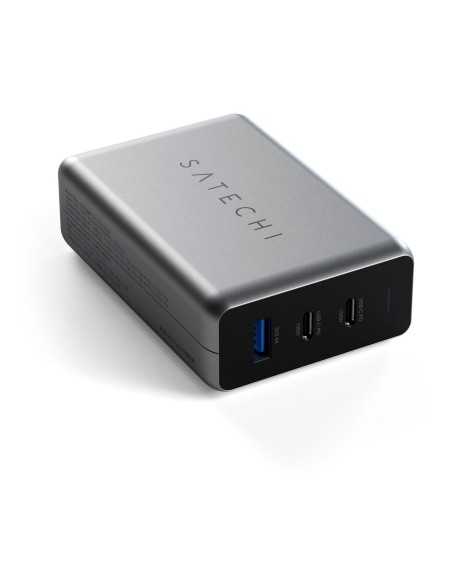Satechi Alimentatore GAN Type-C 100W (2 porte USB-C e 1 porta USB-A)