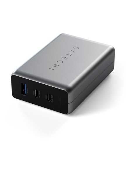 Satechi Alimentatore GAN Type-C 100W (2 porte USB-C e 1 porta USB-A)