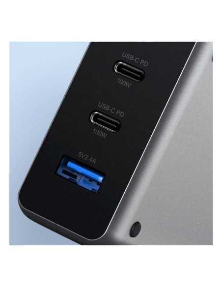 Satechi Alimentatore GAN Type-C 100W (2 porte USB-C e 1 porta USB-A)