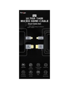 Portkeys Set cavi 8K HDMI A - Micro (30CM e 100CM) 2