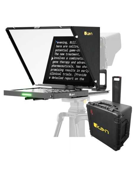 ikan Aura Professional 17" SDI/HDMI Teleprompter with Travel Kit