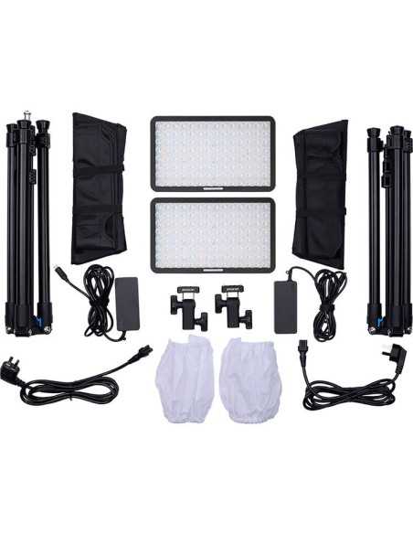 Amaran Pano 60c 2-Light Kit EU (Charcoal)