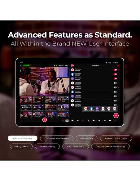 YoloLiv YoloBox Extreme sistema all-in-one per streaming live e Switching multicamera