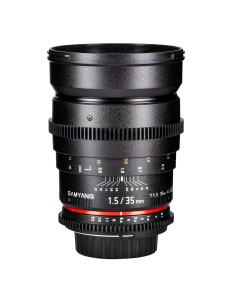 Samyang SY36VE Obiettivo 35mm t/1.5 VDSLR AS IF UMC II...