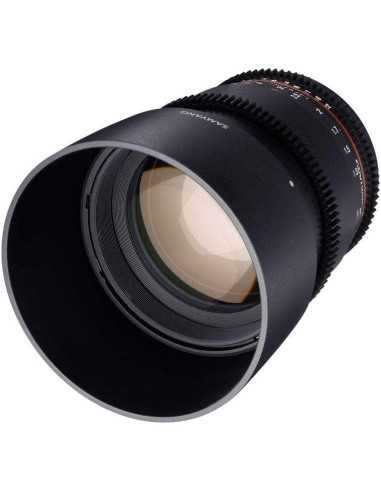 Samyang SY85VE Obiettivo 85mm t/1.5 VDSLR AS...