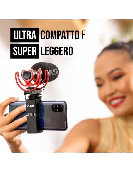 RODE VideoMic GO II Ultracompact Analog/USB Camera-Mount Shotgun Microphone