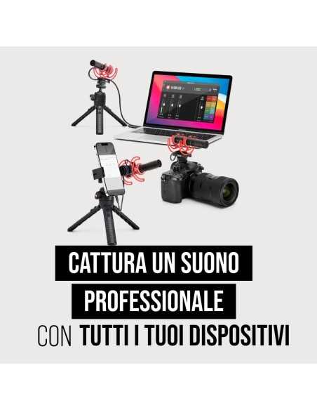RODE VideoMic GO II Ultracompact Analog/USB Camera-Mount Shotgun Microphone