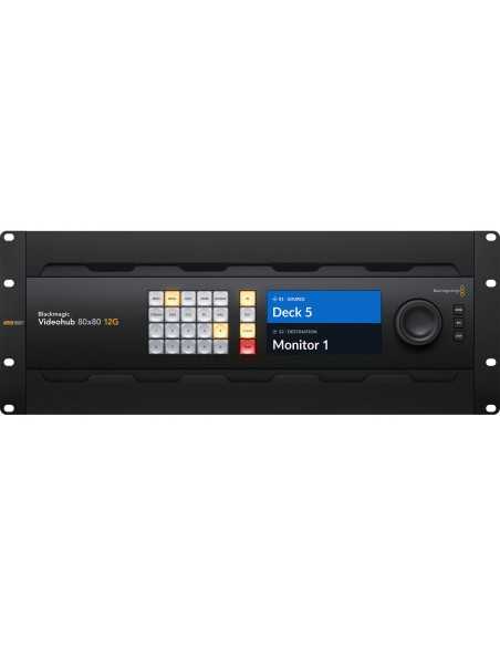 Blackmagic Design Videohub 80x80 12G Zero-Latency Video Router