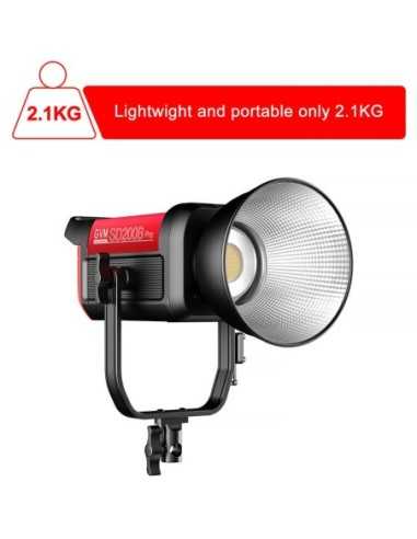 GVM Pro SD200B Bi-Color LED Video Spotlight COB...