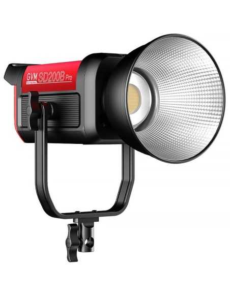 GVM Pro SD200B Bi-Color LED Video Spotlight COB Monolight con Lantern Softbox
