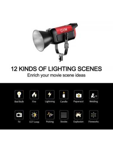 GVM Pro SD300B Bi-Color LED Monolight con...