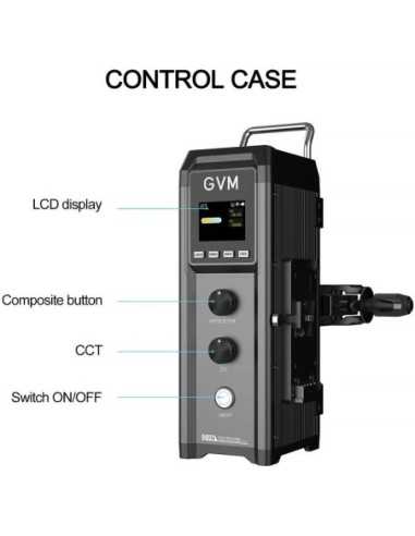 GVM Pro SD500B COB Bi-Color Video LED Monolight...