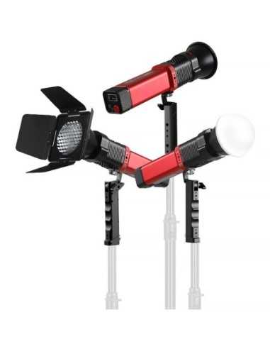 GVM 60W Bi-Color Luce Led portatile a torcia...