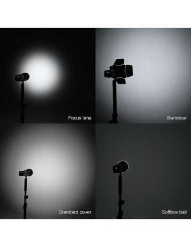 GVM 60W RGB Luce Led Portatile con batteria...