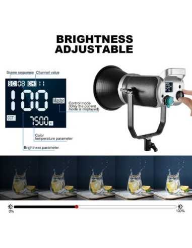 GVM SD300D Bi-Color LED Studio Video Spotlight...