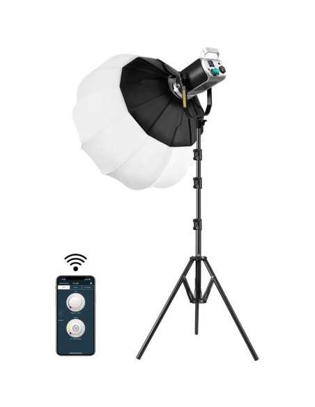 GVM 200W High Power LED Spotlight Bi-Color con Lantern Softbox