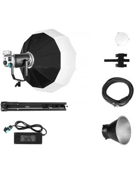 GVM 200W High Power LED Spotlight Bi-Color con Lantern Softbox