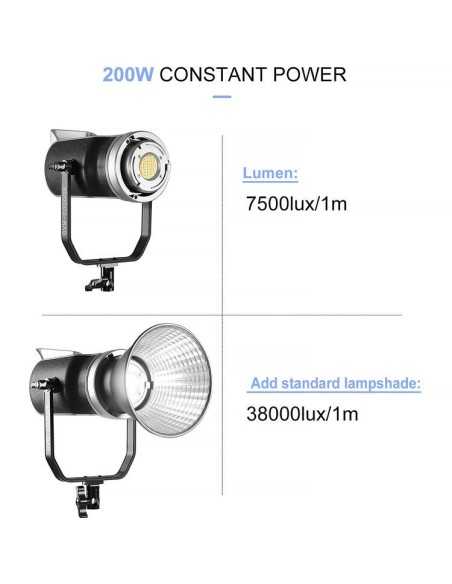 GVM RGB & Bi-Color LED Studio Video Spotlight SD200R