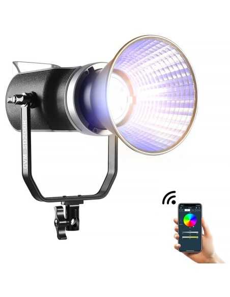 GVM RGB & Bi-Color LED Studio Video Spotlight SD200R con Softbox