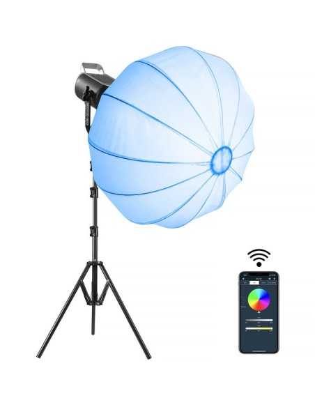 GVM RGB & Bi-Color LED Studio Video Spotlight SD200R con Softbox