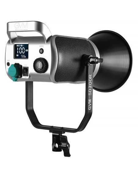 GVM RGB & Bi-Color LED Studio Video Spotlight SD200R con Lantern Softbox