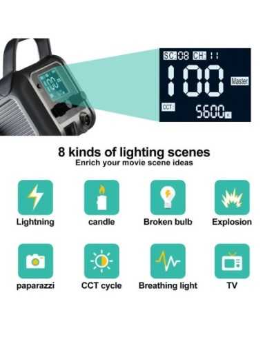 GVM PR150D 150W Bi-Color High Power Led Light...