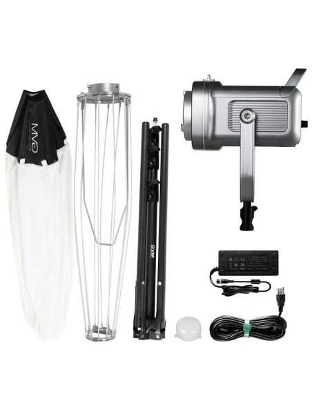 GVM PPR150D 150W Bi-Color High Power Led Light Kit con Lantern Softbox