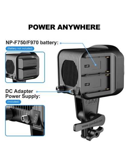 GVM SD80S Daylight LED Studio Video Spotlight