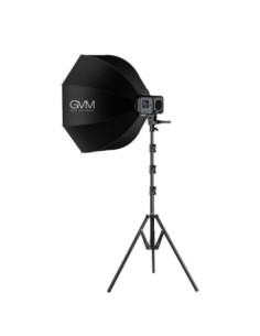 GVM SD80S Daylight LED Studio Video Spotlight con softbox