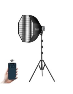 GVM SD80S Daylight LED Studio Video Spotlight con softbox 2