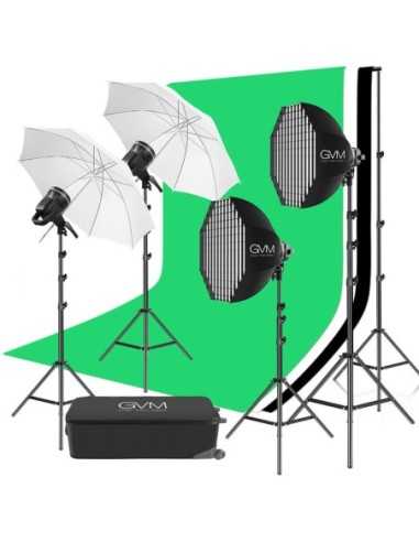 GVM Kit 4 luci P80S 80W High power 4 con...