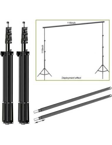 GVM Kit 4 luci P80S 80W High power 4 con...